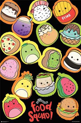 Squishmallows - Food Squad Poster