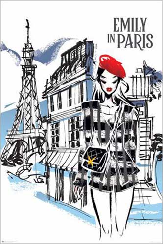 Emily in Paris - Sketch Poster
