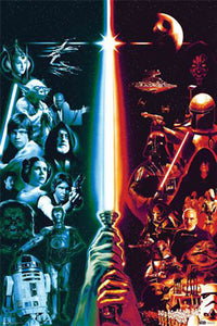 Star Wars Classic - Dark and Light Poster