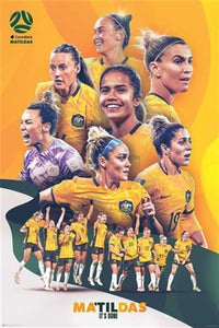 Australian Soccer - Matildas 2024 Poster