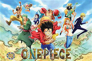 One Piece - Map Poster