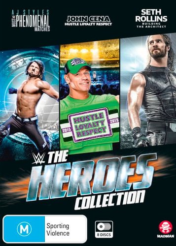 WWE: The Heroes Collection (AJ Styles: Most Phenomenal Matches / John Cena: Hustle, Loyalty, Respect / Seth Rollins: Building the Architect)