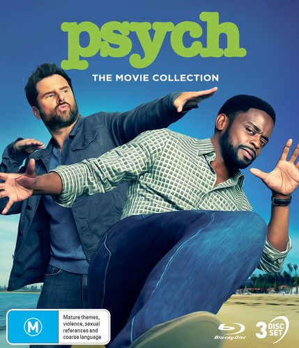 Psych: Film Collection (Psych: The Movie / Pysch 2: Lassie Come Home / Pysch 3: This is Gus) - Blu-ray (Blu-ray)