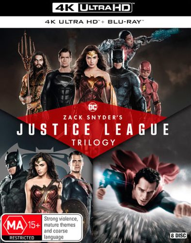 Zack Snyder's Trilogy: Zack Snyder's Justice League / Batman v Superman: Dawn of Justice / Man of Steel