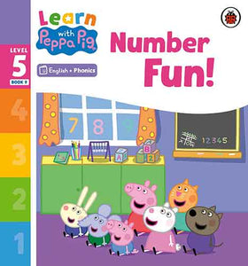 Learn with Peppa Phonics Level 5 Book 9 - Number Fun! (Phonics Reader)