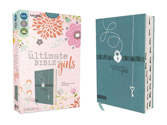 NIV Ultimate Bible for Girls Faithgirlz Edition Thumb Indexed Tabs [Teal]