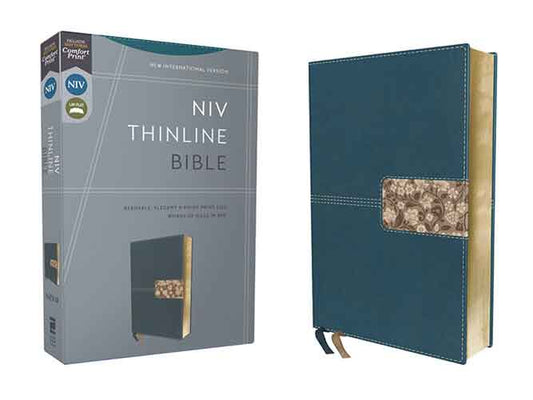 NIV Thinline Bible, Red Letter, Comfort Print [Teal]