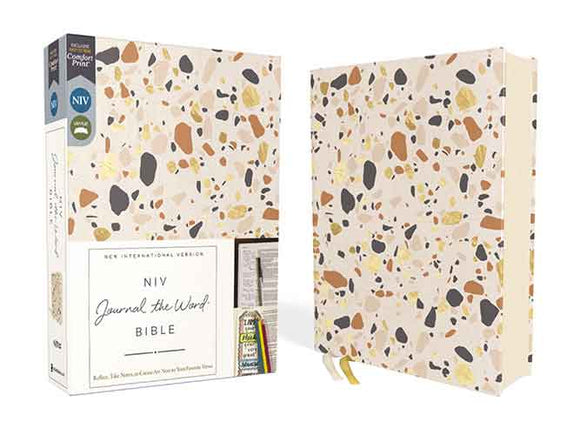 NIV, Journal The Word Bible, Cloth Over Board, Red Letter, Comfort Print