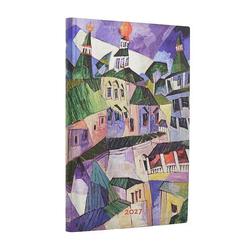 2027 St. Petersburg (Lentulov s Cityscapes) Maxi 12-Month Softcover Dayplanner (Elastic Band Closure) Horizontal