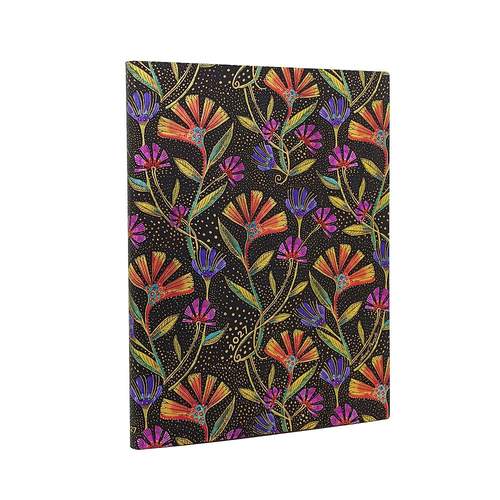 2027 Wild Flowers (Playful Creations) Ultra 12-Month Softcover Dayplanner (Elastic Band Closure) Vertical