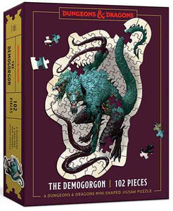 Dungeons & Dragons Mini Shaped Jigsaw Puzzle: The Demogorgon Edition