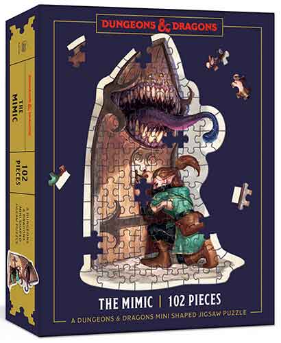 Dungeons & Dragons Mini Shaped Jigsaw Puzzle: The Mimic Edition