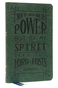 NKJV Thinline Youth Edition Bible, Verse Art Cover Collection, Red Letter, Comfort Print [Green]