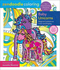 Zendoodle Coloring: Baby Unicorns