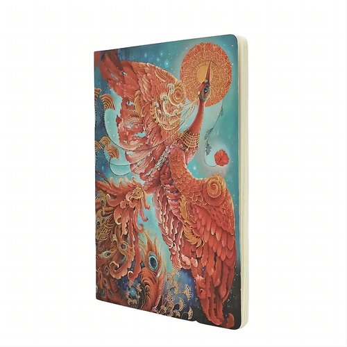 Firebird (Birds of Happiness) A4 Lined Cahier
