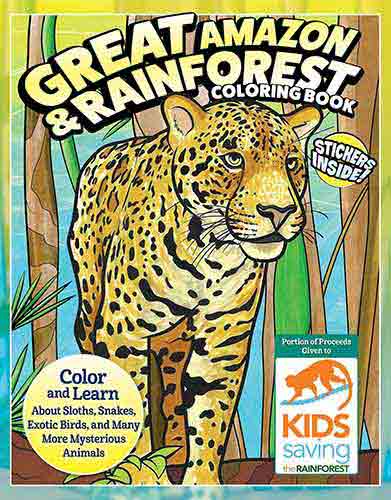 Great Amazon & Rainforest Coloring Book