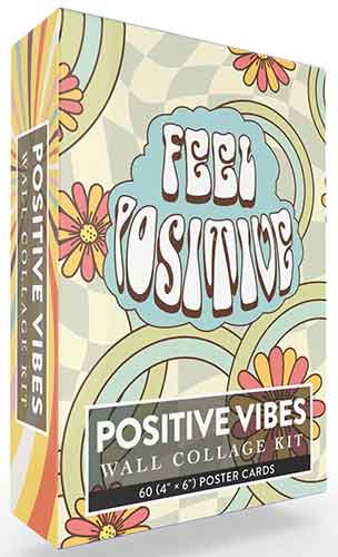 Positive Vibes Wall Collage Kit