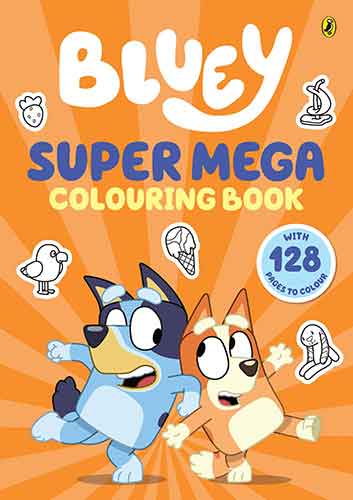 Bluey: Super Mega Colouring Book
