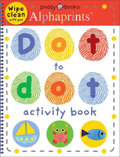 Alphaprints Dot to Dot: Alphaprints Wipe Clean Spiral