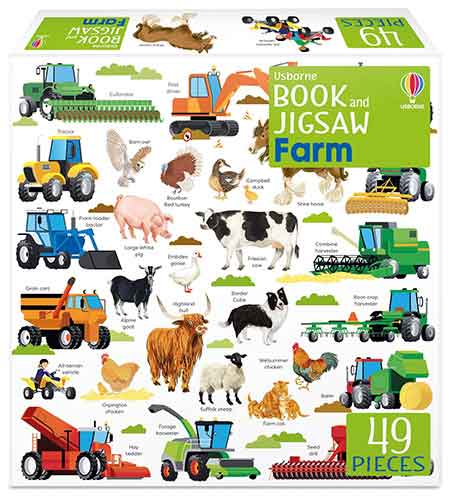 Usborne Book and Jigsaw Farm