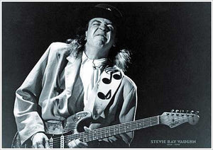 Stevie Ray Vaughn 1954-1990 Poster