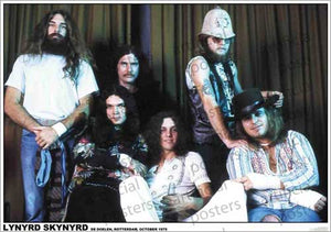 Lynyrd Skynyrd - Rotterdam 1975 Poster