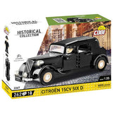 Cobi: World War 2 - Citroen 15CV Six D Car Construction Brick Set (262 Pieces)