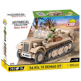 Cobi: World War 2 - SD KFZ 10 Demag D7 Vehicle Construction Brick Set (283 Pieces)