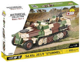 World War 2 - Sd.Kfz.251/9 Stummel Half-Track Construction Set (485 Piece Kit)