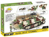 World War 2 - Sd.Kfz.251/9 Stummel Half-Track Construction Set (485 Piece Kit)