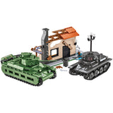 Cobi: World War 2 - Matilda II & Panzer 38 (T) Diorama Construction Brick Set (1008 Pieces)