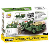 World War 2 - Medical Willys MB Construction Set (130 Piece Kit)