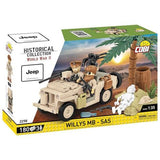 World War 2 - Willys MB-SAS Construction Set (180 Piece Kit)