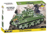 World War 2 - M4A3 Sherman Construction Set (852 Piece Kit)