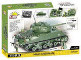 World War 2 - M4A3 Sherman Construction Set (852 Piece Kit)