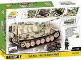 World War 2 - Sd.Kfz. 184 Ferdinand Construction Set (1268 Piece Kit)