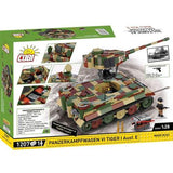 World War 2 - Panzerkampfwagen Vi Tiger I Ausf.E Construction Set (1207 Piece Kit)