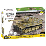World War 2 - Panzer VI Tiger No 131 Construction Set (1278 Piece Kit)