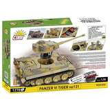 World War 2 - Panzer VI Tiger No 131 Construction Set (1278 Piece Kit)