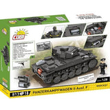 World War 2 - Panzerkampfwagen II Ausff Construction Set (813 Piece Kit)