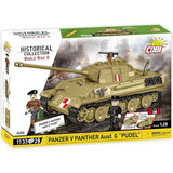 World War 2 - Panzer V Panther Ausf. G "Pudel" Construction Set (1133 Piece Kit )