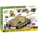 World War 2 - Panzer V Panther Ausf. G "Pudel" Construction Set (1133 Piece Kit )