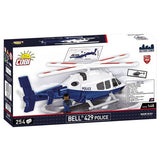 Cobi - Bell 429 Police Helicopter 1:48 Scale Construction Set (254 Piece Kit)
