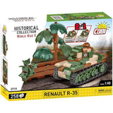 World War 2 - Renault R-35 Construction Set (258 Piece Kit)