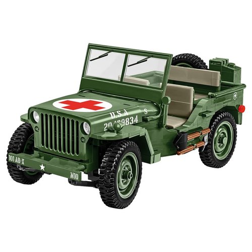 World War 2 - Willys Medical MB Construction Set (1131 Piece Kit)