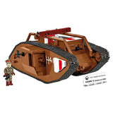 Great War - Mark V Tank (Male) N.9199 Construction Set (848 Piece Kit)