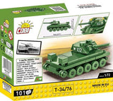 World War 2 - T-34/76 Tank Construction Set (101 Piece Kit)