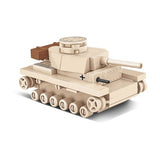 World War 2 - Panzer III Ausf.L Construction Set (82 Piece Kit)