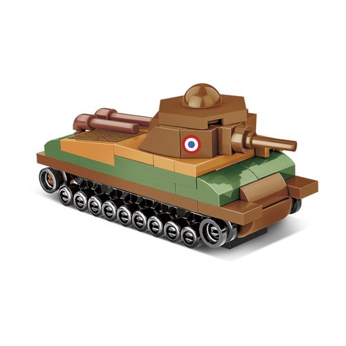 World War 2 - Somua S-35 Tank Construction Set (99 Piece Kit)