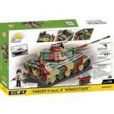 World War 2 - Panzer VI Ausf.B Konigst Construction Set (802 Piece Kit)
